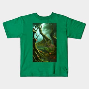 Eerie forest Kids T-Shirt